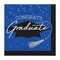 Creative Converting School Spirit Blue Graduation Dinner Napkins 108 Count